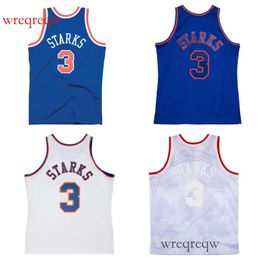 ed Basketball jerseys John Starks #3 1996-97 mesh Hardwoods classic retro jersey Men women youth S-6XL