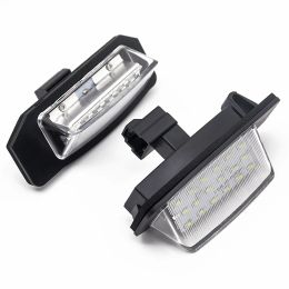 Car LED number Licence Plate Lights lamps For Mitsubishi OUTLANDER XL(CW) 2006-2012 For Lancer Sportback 2008~2012