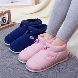Slippers Men's Home Cotton Bedroom Women's House Shoes Warm Indoor Comfortable Closed Toe Plush Soft