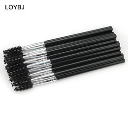 LOYBJ 2/5/10pcs Eyebrow Eyelash Makeup Brushes Set Cosmetic Lashes Mascara Eye Brow Cream Brush Beauty Brows Lash Make Up Tools