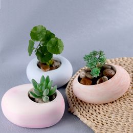 Elephant Shape Silicone Flower Pot Mould for DIY Cactus Succulent Planter Moulds Gypsum Clay Mould
