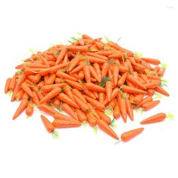 Decorative Flowers 25/50pcs Easter Decoration Carrot Mini Foam Simulation Vegetable For Home Spring Party Ornament Kid Gift Toy