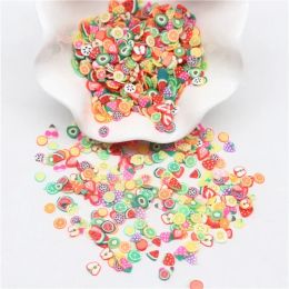 Boxi Slime Star Flower Heart Candy Fruit Slices Multi-series Polymer Clay Sprinkles DIY Nail Art Handmade Accessories 10g
