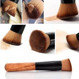 Professional Cosmetic Makeup Tool Kabuki Powder Blush Foundation Flat Top Brush 240523