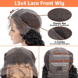 Ombre #1B Brown Short Pixie Cut Wigs For Women Human Hair 150 Density Wavy Honey Blonde Lace Front Bob Wig Brazilian Remy Hair