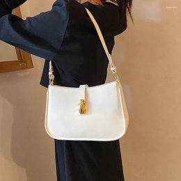Evening Bags Designer Handbag And Purse Top Quality Leather Shoulder Crossbody Bag For Women Two Straps Underarm Sac A Main Brand Bolsos