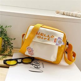 Shoulder Bags Korean Ins Cute Wild Student Small Bag Female Japanese Harajuku Soft Girl Messenger Square Pink Phone