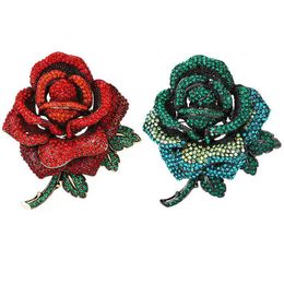 Fashion Jewelry Rose Brooch Match Clothes Brooches Suitable For Men And Women To Attend Parties Or Holiday Gifts NO001