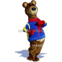 mascot Brisky Bear Mascot Special Custom Adult Size Mascotte Mascota Outfit Suit Carnival Party Costume Free Ship Mascot Costumes