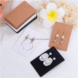 Tags Price Card Earrings Necklaces Display Cards For Jewelry Boxed And Packaging Cardboard Hang Tag Ear Studs Paper 6X9Cm Drop Deliver Otdkv
