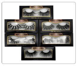 6D Mink 25mm lashes 100 Volume Crisscross Long Hair 3D 25 mm False Eyelashes Eye lashes Fake EyeLashes Makeup Eyelash Extension T5805786