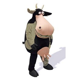 milk Cow mascot cattle dairy custom costume kits mascotte fancy dress cartoon character N30752 Mascot Costumes