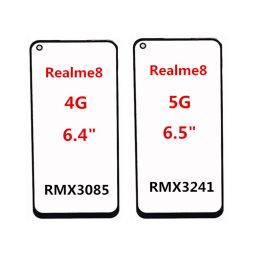 Front Screen + OCA For Realme 5 5i 5S Pro 6 6i 6S 7 7i 7Pro 8 8 Pro Touch Panel LCD Display Out Glass Replace Parts