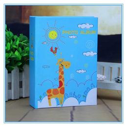 Albums Books 6 inch plastic 100 photo album 4d large 6 inch photo album Baby family scrapbook Wedding Foto Diy Craft Q240523