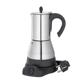 6 Coffees Cups Coffeware Sets Electric Geyser Moka Maker Coffee Machine Espresso Pot Expresso Percolator Stainless Steel Stovetop Induc 273M