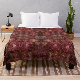 Blankets Dahlia Throw Blanket Winter Bed Beach Decorative Linens