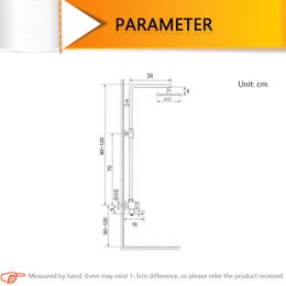 Thermostatic Shower Set Square Head SPA Rainfall Shower System Bathroom Wall Mount Black Bath Faucet Hot Cold Mixer Copper Tap