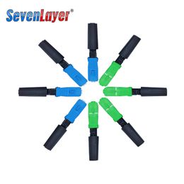 SC Optic Fiber Quick Cold UPC Fast Connector APC Embedded Fiber Optic Connector Quick Connector Cold FTTH SC Single Mode