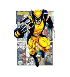 Wolverine Classic Vintage Wall Art Decoration Poster Canvas Print