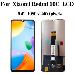 6.71" Original For Xiaomi Redmi 10c Lcd Display Touch Screen Digitizer Assembly For Redmi 10c lcd 220333QBI Display Frame Repair