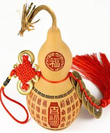 Size 1012cm Kaiguang pendant Fujia Natural gourd Copper coin Engraved gourd in car gourd gift pendant Fujia handicraft factory w33337759