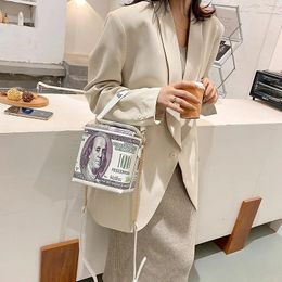 Bag Cross-border Niche Design Female 2024ins Net Red Personality Dollar Trend One-shoulder Messenger Portable Box
