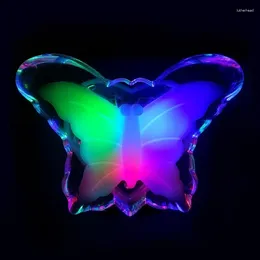 Night Lights Plug-in LED Light Creative Butterfly Shape Lamp Romantic Socket Neon For Children's Room Decoration