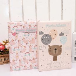 Albums Books 6-inch photo album creative baby growth album inner page family happy time recording picture album Q240523