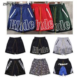 Meichao Rh Designer Limited Rhude Shorts Summer New 3m Reflective Hip Hop High Street Sports Training Beach High-quality