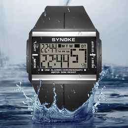 Wristwatches Mens Fashion Waterproof Watch - Sophisticated & Trendy Design Modern Digital Display Ideal Men Gift