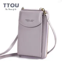 Bag PU Leather Phone Women Crossbody Bags Casual Fashion Design Small Mini Female Lady Wallet Purse Shoulder Messenger