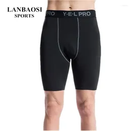 Active Shorts LANBAOSI Sports Men's Compression Yoga Short Pants Underwear Base Layer Athletic Tights For Gym Running Fitness Workout