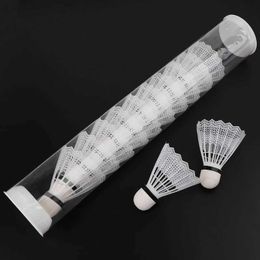 Badminton Sets 12 pieces of white badminton plastic badminton indoor and outdoor gym sports accessories badminton shirt multi-color badminton S52401
