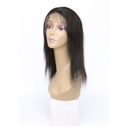 Malaysian 13*4 Lace Front Wigs 14-32inch Straight Human Hair Silky Soft Straight Wig With Baby Hair Pre Plucked Jlsgq