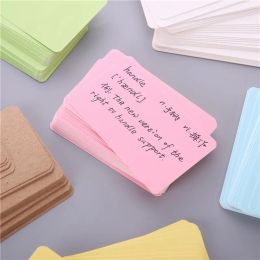 20pcs/lot Cute Black White Kraft Paper Memo Pad Note Pads Coloured Words Leave Message Cards Planner Stickers for Students Gifts