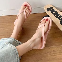 Women Sandals Indoor Tkhot Summer Shoes Slide Soft Non-slip Bathroom Platform Home Slippers Sandal Jepit Isrin 92c