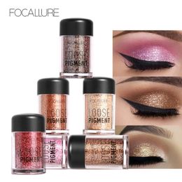 FOCALLURE Glitter Eyeshadow 18 Colours Diamond Eye Powder Waterpoof Makeup Shadow Crystal Shiny Cosmetics For Women 240523