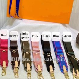 Fashion Designer Woman bag strap belt straps handbag purse original box with letters flowers hook hanger wholesale discount 2421