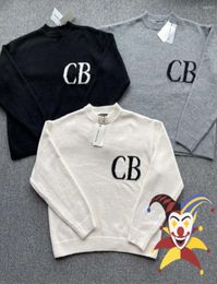 2024 Мужские свитера Cole Buxton Sweater Мужчины женщины качество CB jacquard вязание толщины винтаж с метками 1165