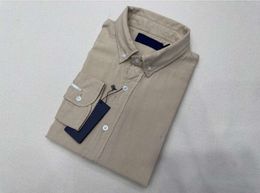 2024メンズシャツポロスモールホース品質リネン刺繍ブラウス長袖のソリッドカラースリムフィットカジュアルビジネス服長袖のシャツ
