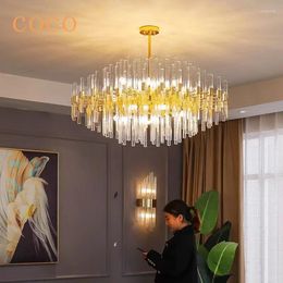 Chandeliers Modern Simple Personality Chandelier Luxury Home Pendant Living Room Restaurant El Lobby Decoration Ceiling Light