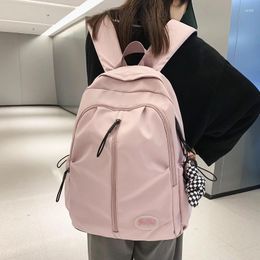 Backpack 2024 Women Female Cool Waterproof Nylon Travel Bag Large Capacity Kawaii Schoolbag Girl Student Bookbag