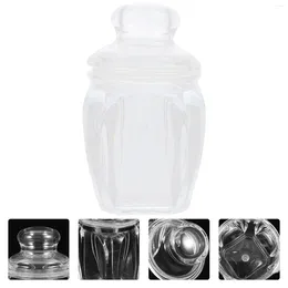 Storage Bottles Candy Jar Clear Tea Acrylic Home Small Holder Transparent Dry Jars PC Snack