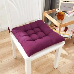 Cushion/Decorative Pillow Square chair soft cushion thick dining seat courtyard home office indoor and outdoor garden sofa button with shoulder straps Q240523