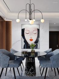 Chandeliers Nordic Minimalist Living Room Restaurant Light For Home Decor Creative Personality Study LED Art Chandelier