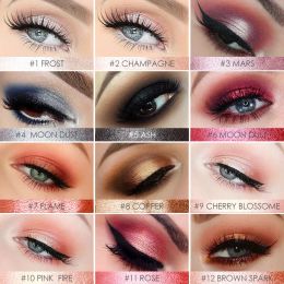 FOCALLURE 24 Colors Pearlescent Eyeshadow Pencil Waterproof Glitter Shimmer Pigment Eye Shadow Liner Stick Eyeliner Makeup Tools