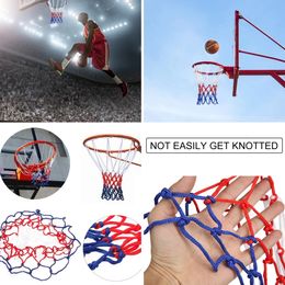 Outdoor Sports Basketball Net Standard Nylon Thread Fit any Hoop Mesh Backboard Rim Ball Pum12 Loops Accessories 240513