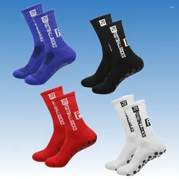 Men's Socks High Quality 4/8 Pairs Soccer Sports Grip Anti-slip Basketball Spot Rubber Cotton