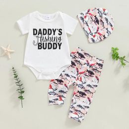 Clothing Sets CitgeeSummer Infant Baby Boys Girls Set Letter Print Short Sleeve Romper Trousers Outfits Clothes