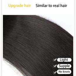 Hair Pads Invisible Bangs Clip Comb Hair False Wig Piece Women Natural Fringe Hairpiece Synthetic Weave High Straight Up Fluffy